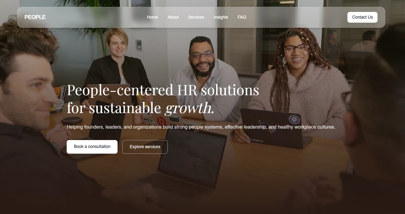 PEOPLE - HR Consulting Website